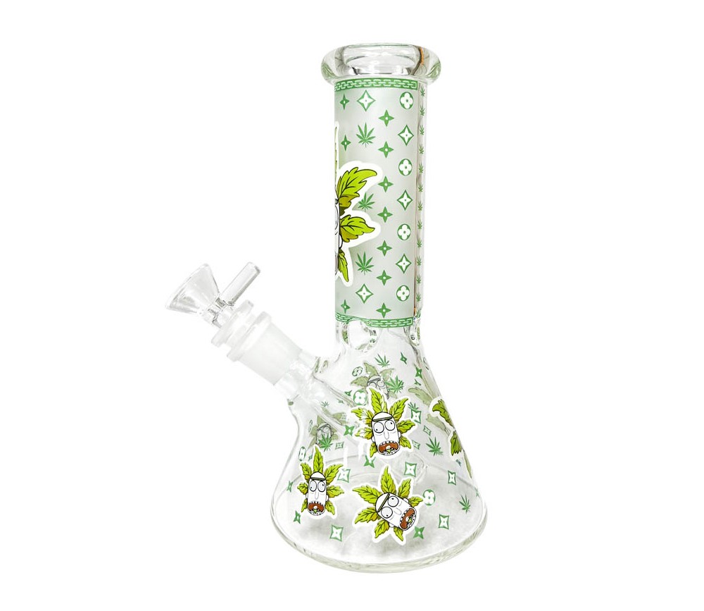 Bong de Cristal Beaker Rick Fosforescente