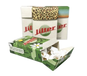 42 FILTROS JILTER algodon hueco para carton,Filtro Boquilla