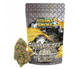 CBD Sour Diesel de Iguana Smoke