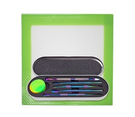 Kit de dabbers + tapete silicona