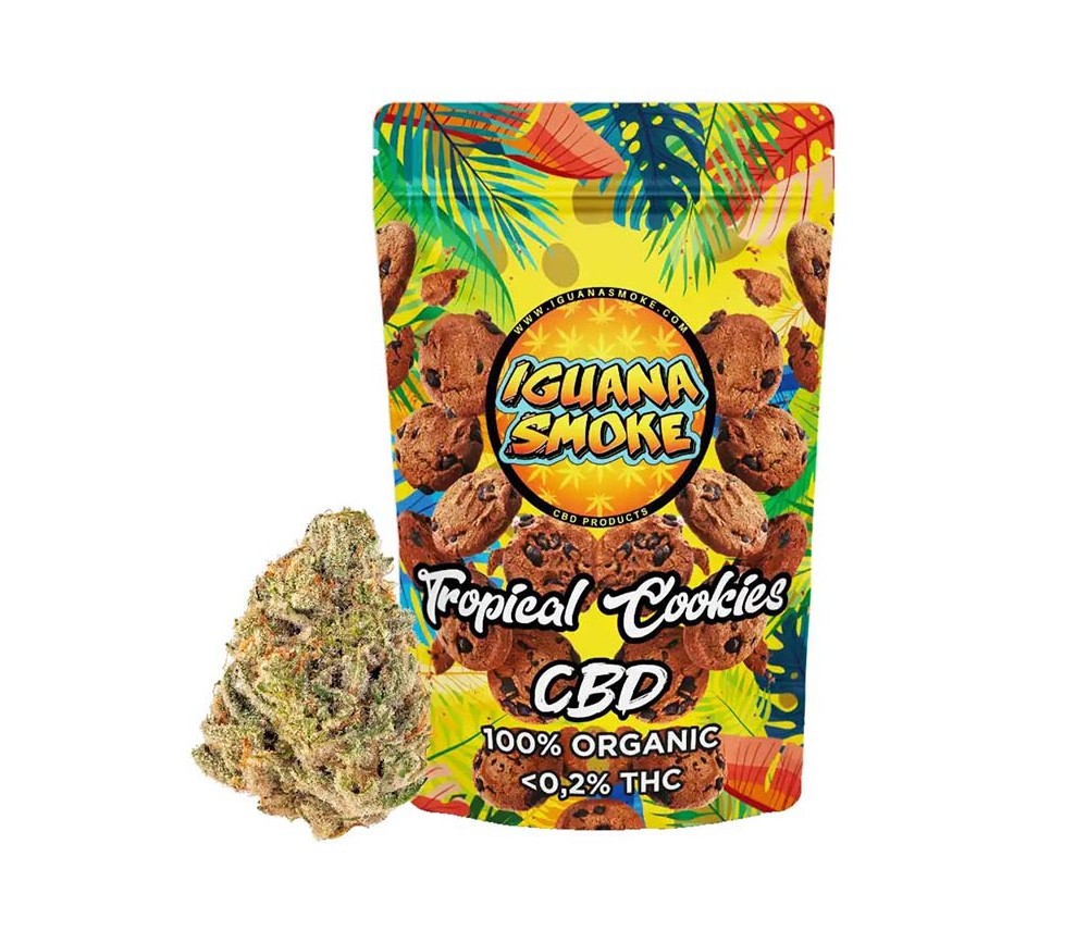 Flores CBD Tropical Cookies de Iguana Smoke