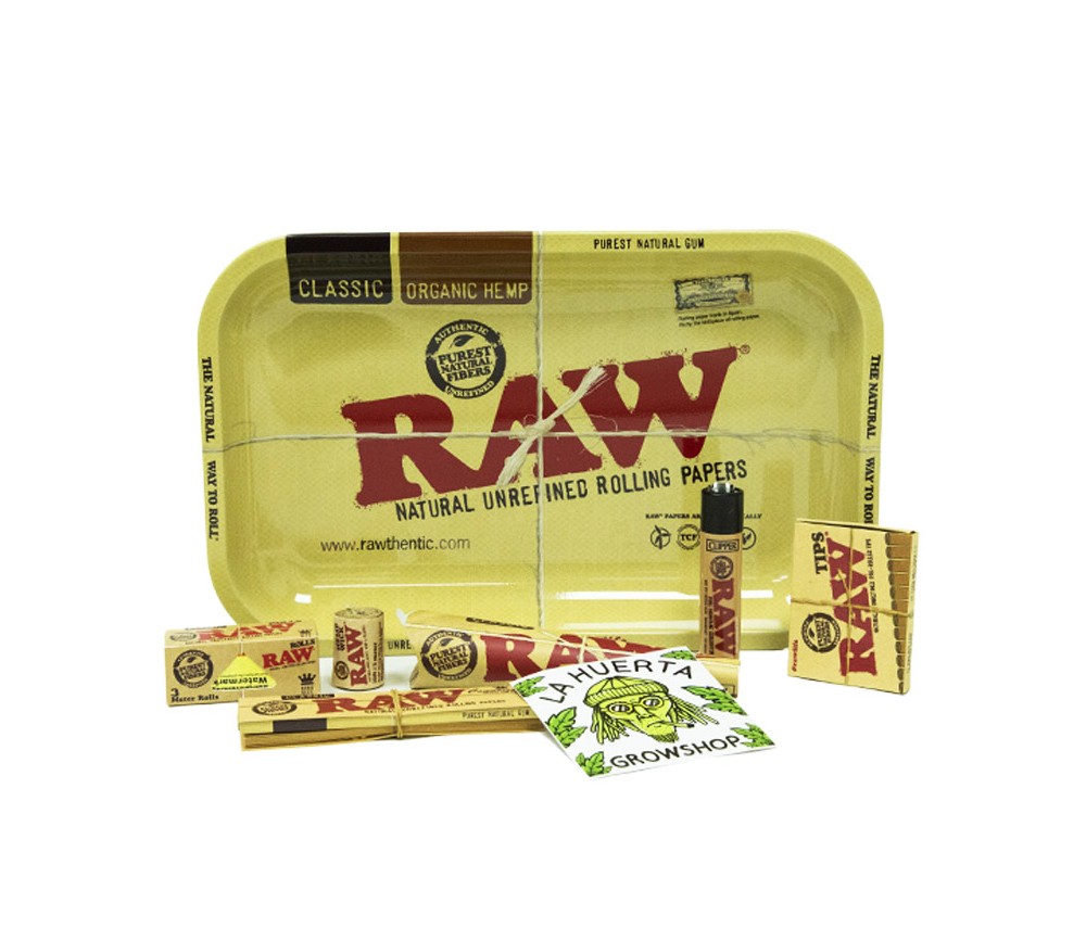 Pack parafernalia RAW festivalero - La Huerta Grow Shop