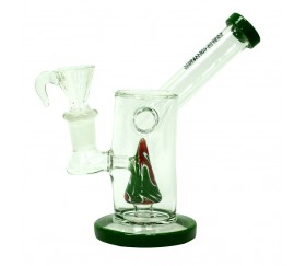 Bong de Cristal Thug Life Sidecar de 14 cm Verde