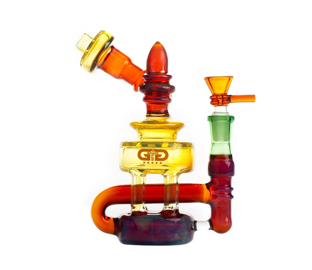 Lantern Bubbler  17 cm - Grace Glass Bong